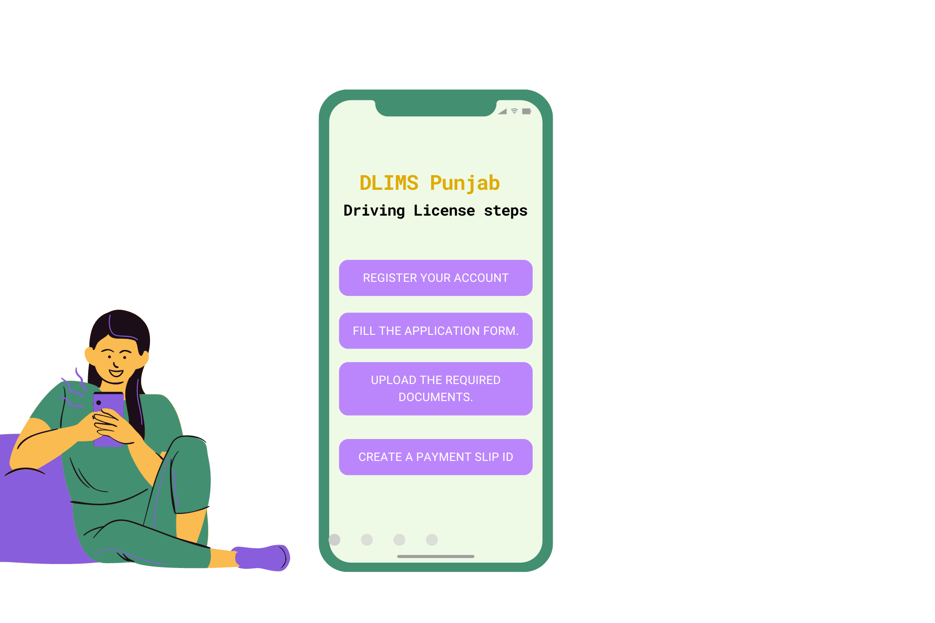 DLIMS Punjab  application step